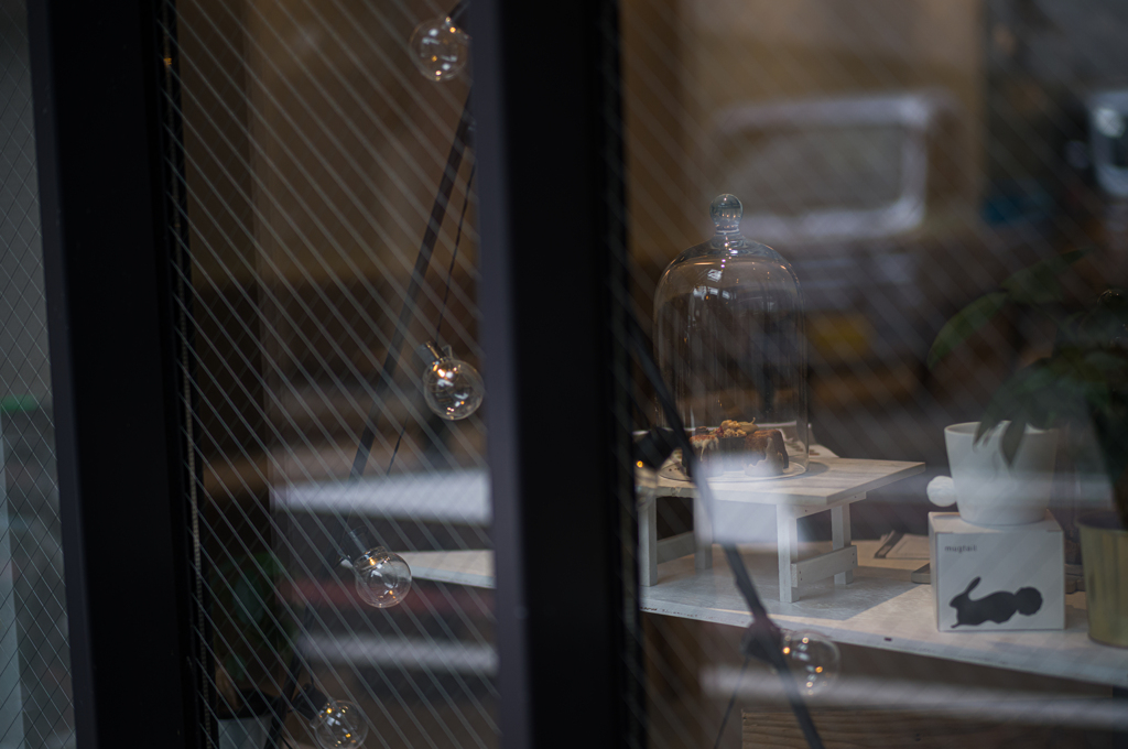 窓からの風景。スイーツ