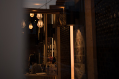 夕方の店舗