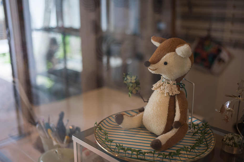 奈良散策　可愛い子鹿