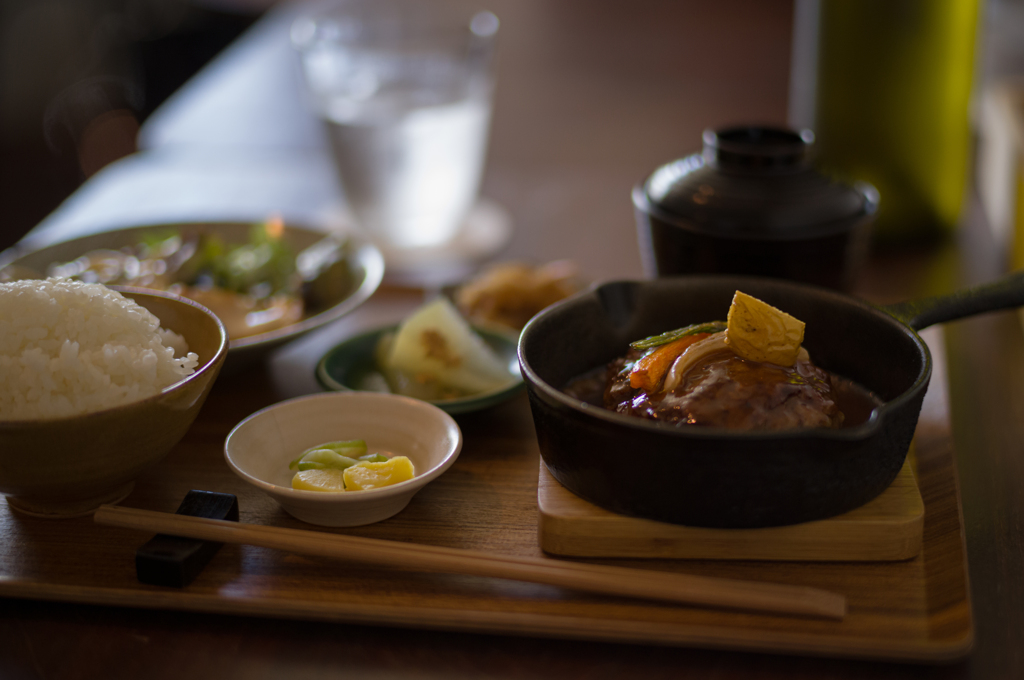 ハンバーグ来たー！