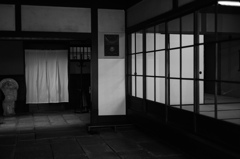 空けた町屋の玄関