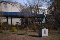 京都植物園　銅像2