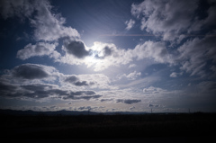 車窓からの空