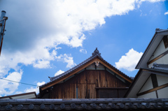 鬼瓦の空