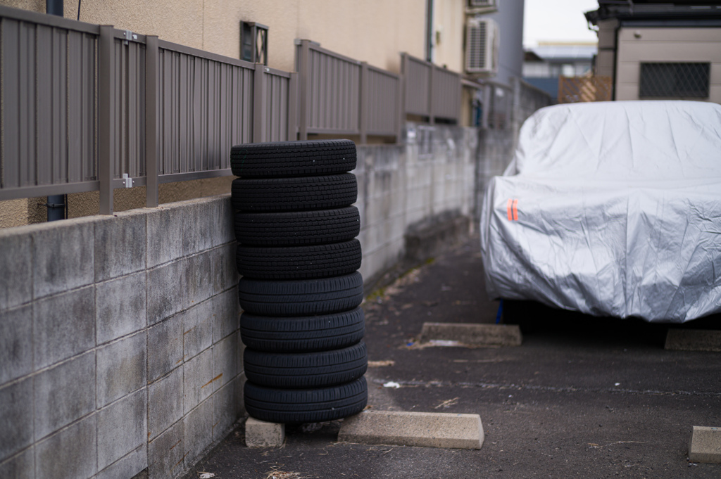 タイヤ交換そして放置