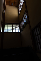 京都八竹庵　二階階段