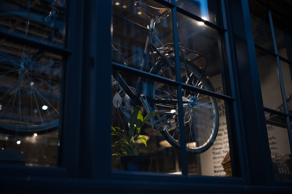 夜の自転車