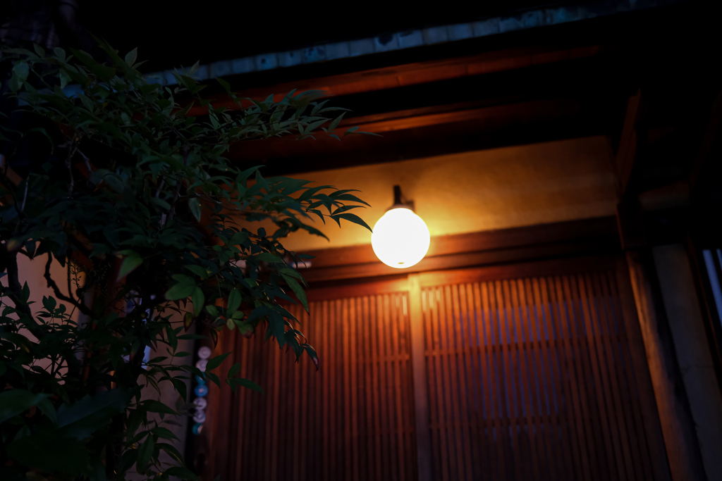 夜の光と影