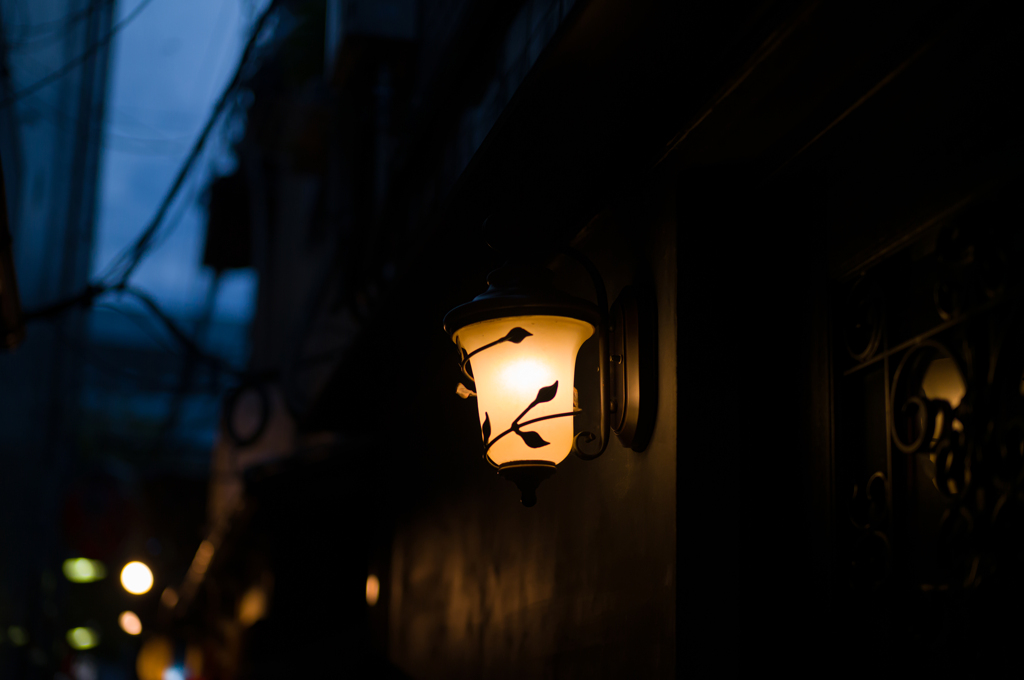 レトロな灯り