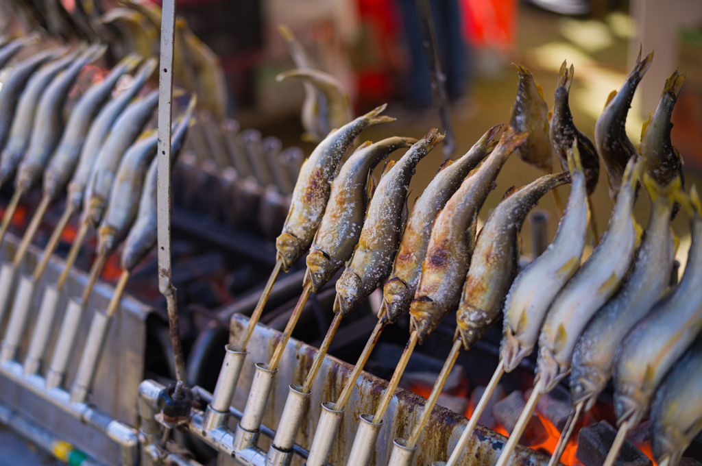 鮎屋　鮎の塩焼き
