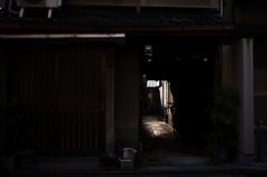 小路のあかり