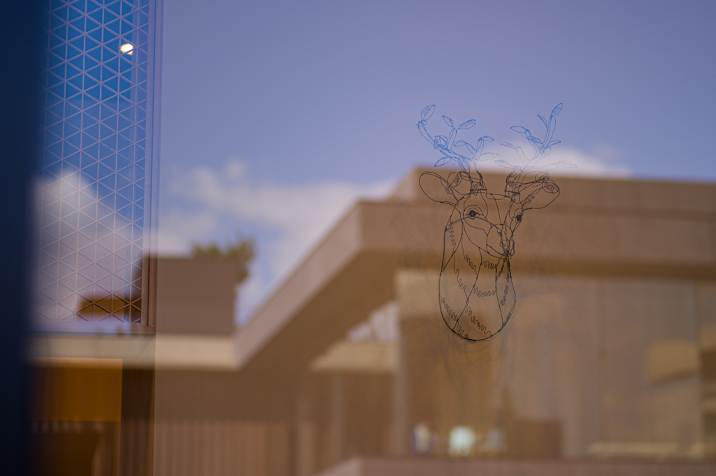 針金アート　鹿