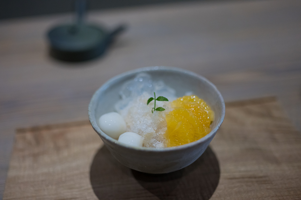 甘夏添え冷やし氷