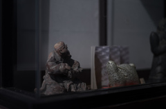 玄関脇のアート