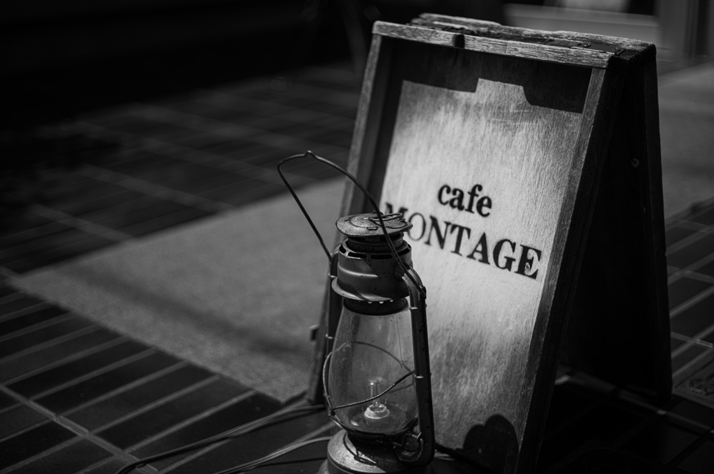 カフェのランプ