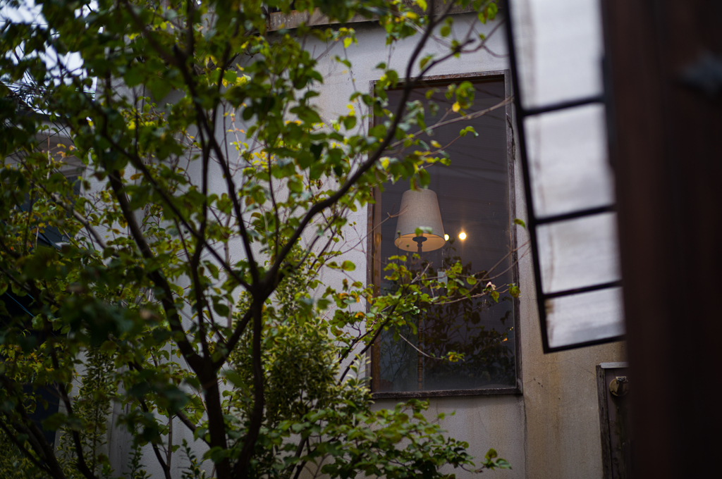 窓からの風景。2階の風景