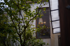 窓からの風景。2階の風景