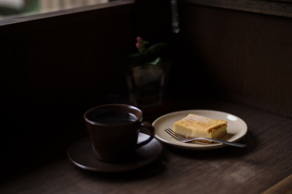 喫茶　手作りチーズケーキ