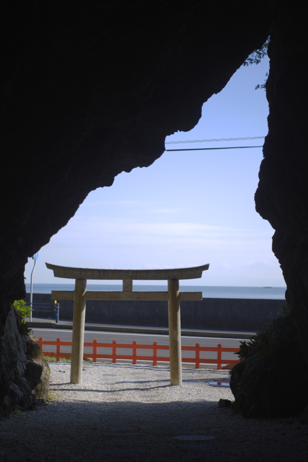 岩穴からの眺め