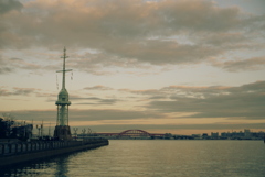 神戸大橋を眺めて