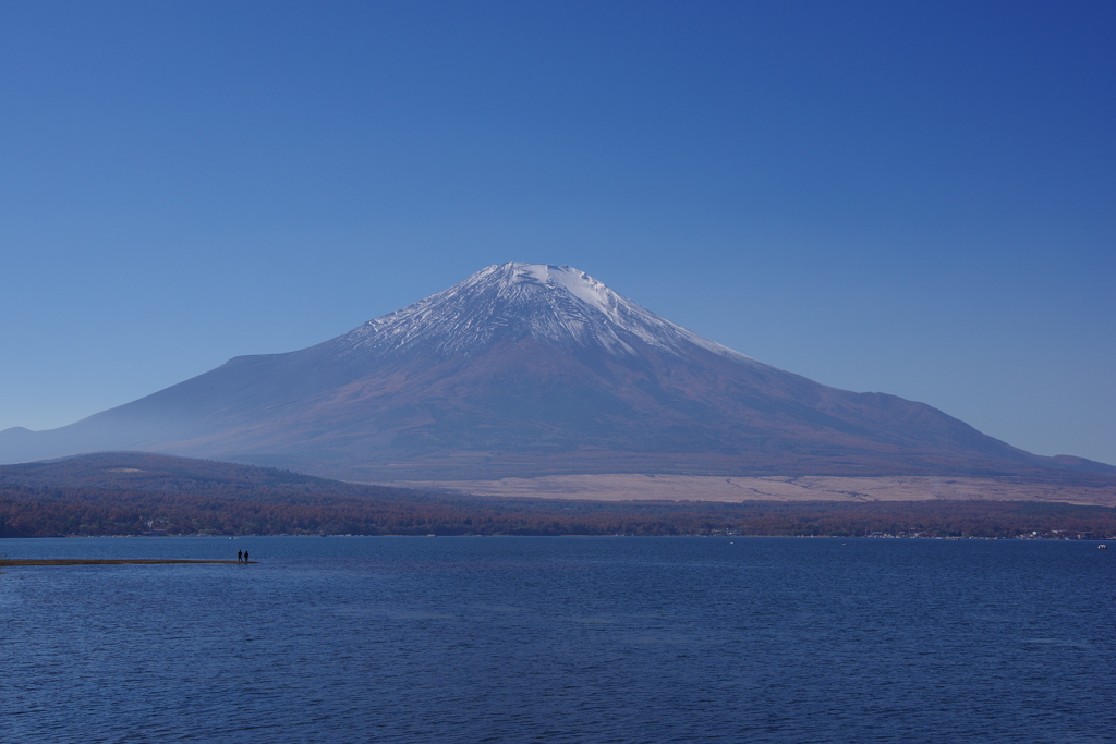 秋晴れの富士山