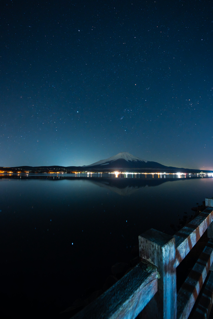 富士山と山中湖