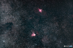 オメガ星雲とわし星雲