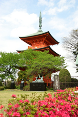 青葉園の三重塔