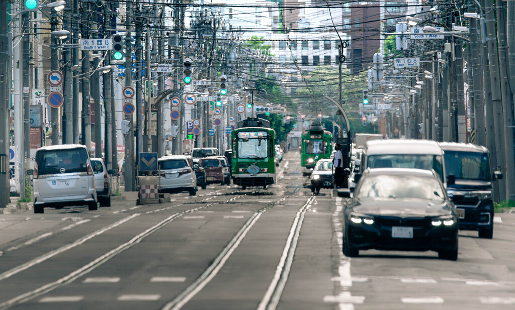 路面電車　札幌