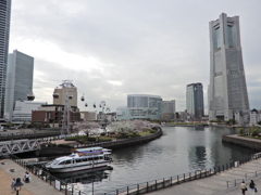 桜の季節のみなとみらい