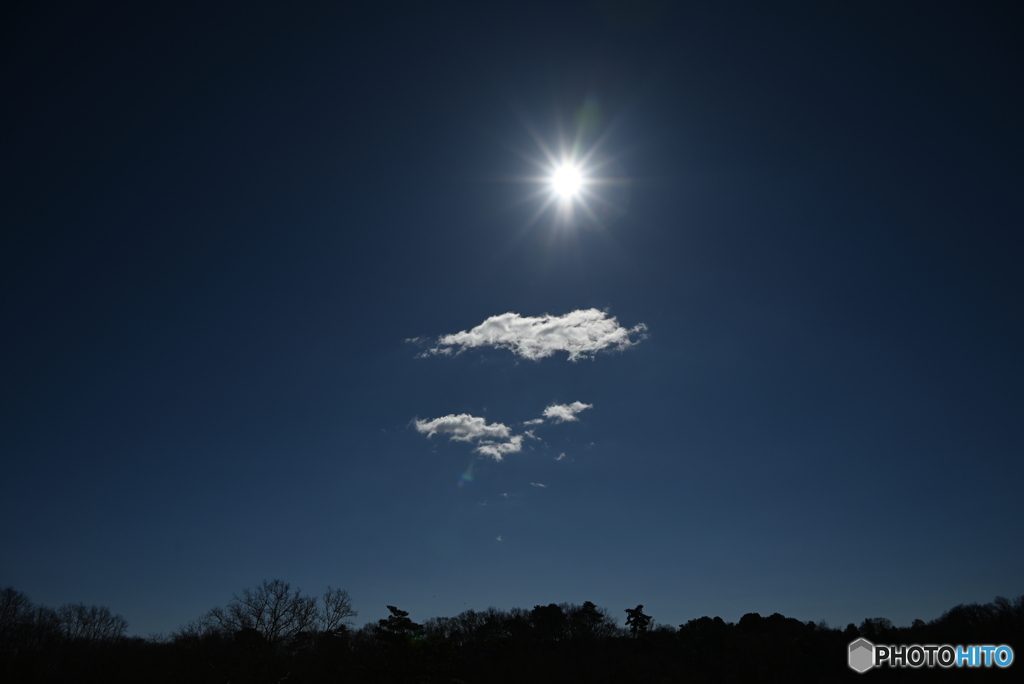 太陽と雲