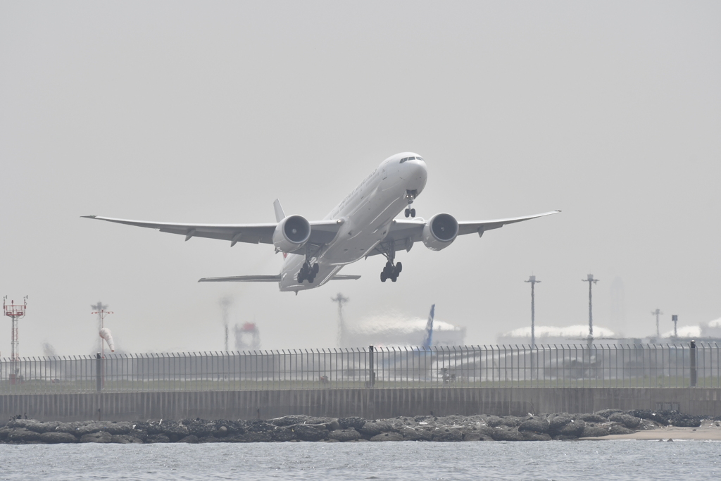 JAL機の離陸