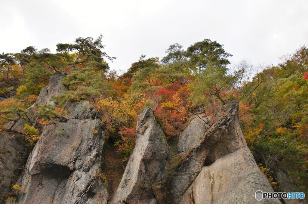 吹割渓谷の紅葉1