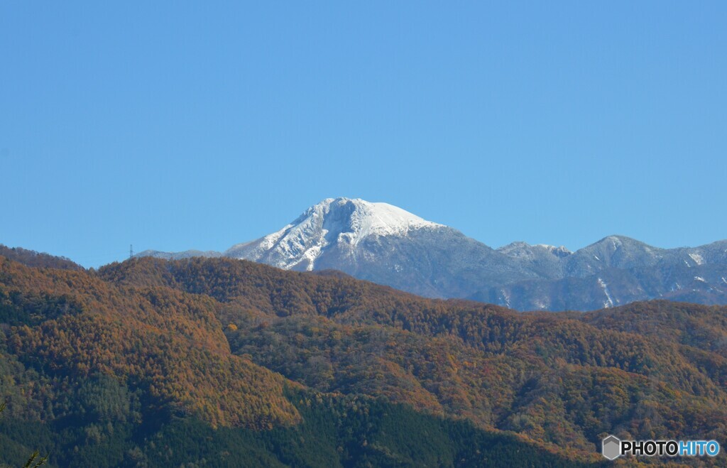 雪化粧の日光白根山