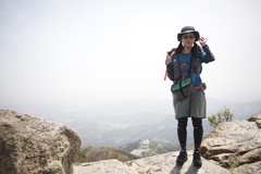 the sky with golden sand