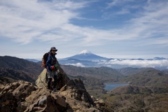 mt.fuji from mt.daibosatsu