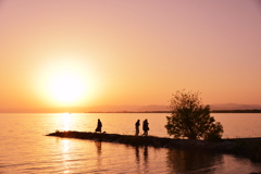 琵琶湖の夕暮れパート2