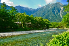 真夏の上高地