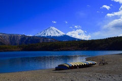 富士山と西湖