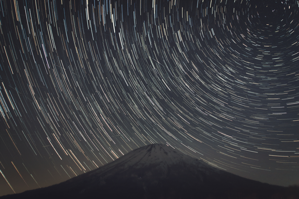 蝦夷富士と星座たち