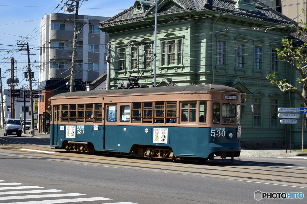 レトロ市電500形530号車