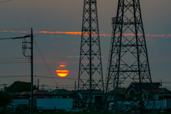 真っ赤な太陽