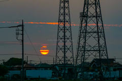 真っ赤な太陽