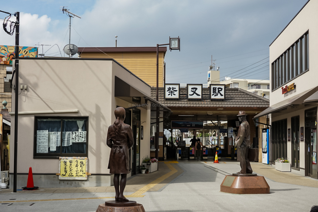 駅前が狭くなってしまった柴又駅