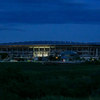 夜明けの日産スタジアム
