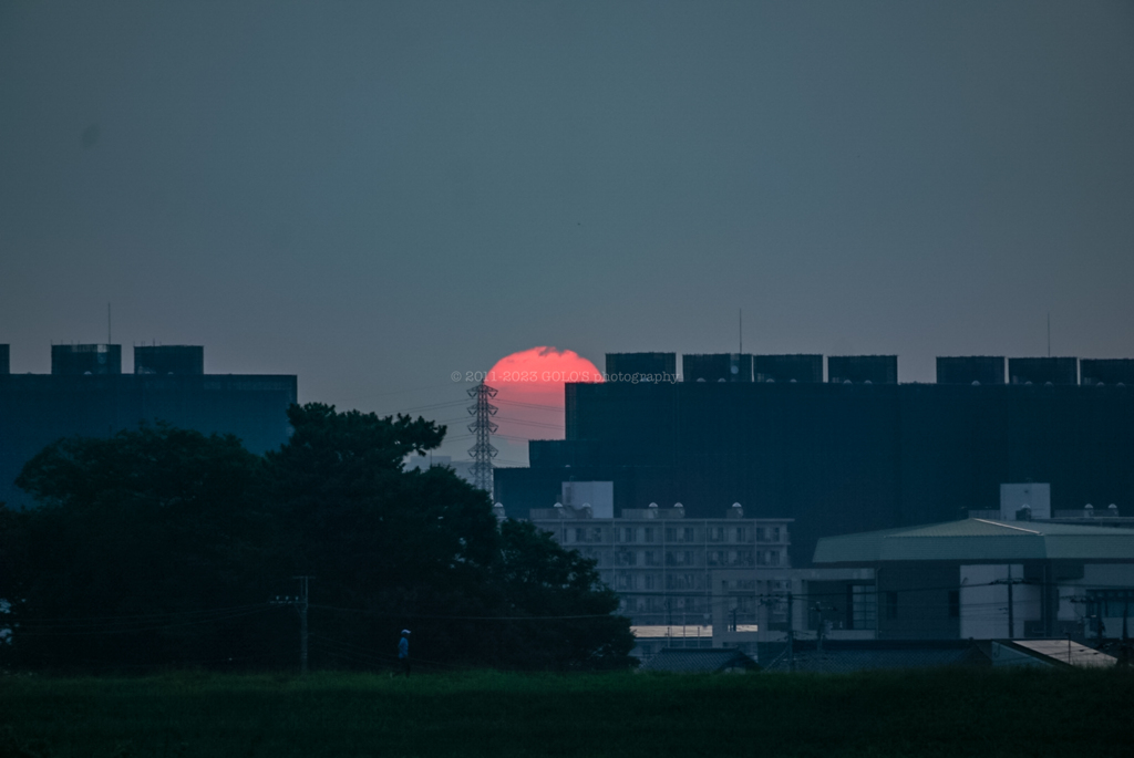 昇る太陽