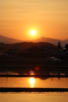 田舎の夕刻