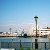 街灯と潜水艦と青空