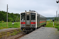抜海駅にて
