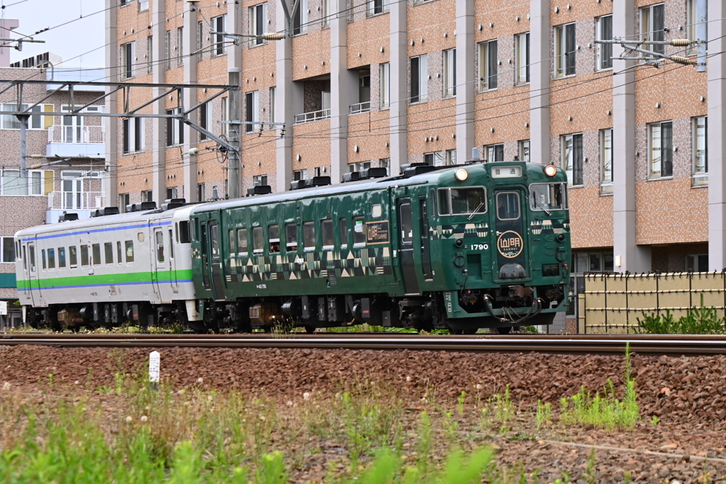 今朝の一番列車♪